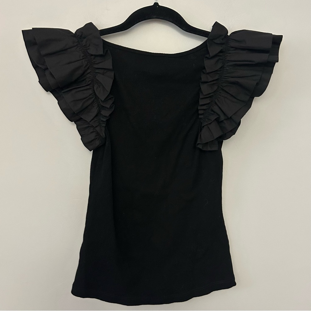 Tuckernuck Pomander Place Ruffle Rita Top - Picture 4 of 7